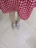 思加圖2025新款時(shí)尚瑪麗珍鞋淺口鞋單鞋休閑鞋女鞋H2389AQ5 星光銀 34 曬單實(shí)拍圖