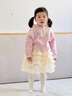 班喜迪女童連衣裙秋裝2025新款寶寶公主裙周歲禮服兒童開衫網(wǎng)紗裙子春秋 粉色 90 曬單實(shí)拍圖