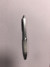 三菱（uni）按制圓珠筆金屬桿原子筆中油筆軟膠筆握 低重心白膠銀桿 SXN-1000 0.7mm黑色 曬單實(shí)拍圖