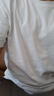 重磅純棉短袖t恤男高檔純色印花休閑基礎(chǔ)款內(nèi)搭半袖打底衫 白色 XL  140-155斤 曬單實(shí)拍圖