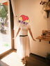 UR2025夏季新款女裝休閑拼接高腰寬松A字半裙UWM550023 本白 M 曬單實(shí)拍圖