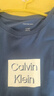 Calvin KleinJeans25春夏男士簡(jiǎn)約ck鏤空字母膠印純棉針織短袖T恤4RB842G RLY-鐵藍 XL 曬單實(shí)拍圖