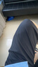 特步運動(dòng)短褲七分褲男女款冰絲七分褲2025夏季速干褲健身褲跑步褲子女 黑色-梭織七分褲 S /165 曬單實(shí)拍圖