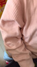 童泰（TONGTAI）寶寶上衣春秋嬰兒套頭T恤家居服內(nèi)衣兒童TS43J036-DS粉色110cm 曬單實拍圖