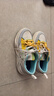 FILA FUSION斐樂(lè )潮牌女鞋滑板生活鞋2025夏新款50-50帆布鞋休閑鞋 奶白/精靈綠-GG 36 曬單實(shí)拍圖