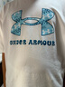 安德瑪（Under Armour）男女童圓領(lǐng)短袖T恤舒適休閑百搭短袖童裝上衣252320315 白色 170 曬單實(shí)拍圖