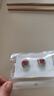 DOMAIWINS法式鋯石仿珍珠耳釘女小眾設(shè)計(jì)感小巧精致耳環(huán)S925銀 螺旋水鉆珍珠耳釘-紅色-E1053 曬單實(shí)拍圖