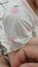 新生兒衣服夏季薄款連體衣A類(lèi)純棉無(wú)骨空調服男女寶寶哈衣爬服 【圓點(diǎn)兔+粉桃花】2件裝 90cm 【建議寶寶體重：19-24斤】 曬單實(shí)拍圖