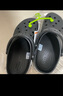 crocs卡駱馳貝雅卡駱班|205089 黑色/白色-066 37/38(230mm)  曬單實拍圖