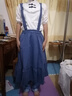 GOCHIEI夏天裙子夏天少女生2025新款背帶連衣裙學(xué)生初中生少女百搭大擺中 XL 曬單實(shí)拍圖