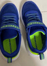 Skechers斯凱奇兒童運動(dòng)鞋男童透氣網(wǎng)鞋時(shí)尚魔術(shù)貼大童跑步鞋403748L 曬單實(shí)拍圖