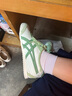 Onitsuka Tiger鬼塚虎MEXICO 66?夏季男女時(shí)尚青蘋(píng)果綠運(yùn)動(dòng)休閑鞋 綠色 38 曬單實(shí)拍圖