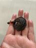 等妃柬埔菩薩棋沉水沉香雕刻瑞獸平安扣如意鎖項(xiàng)鏈掛墜奇楠貔貅吊墜 約38*40*13mm*10.9克 曬單實(shí)拍圖