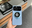 米路遜適用蘋(píng)果17/16promax手機殼新款支架大視窗iphone15磨砂磁吸14plu防摔抗指紋13por全包鏡頭保護套 【遠峰藍】Magsafe磁吸-自帶支架-送鋼化膜 iPhone 16 Pr 曬單實(shí)拍圖