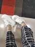 MARY JSTNI小白鞋女鞋2025夏季新款內(nèi)增高百搭休閑松糕厚底網(wǎng)面薄款透氣板鞋 HK520【白色-透氣網(wǎng)面】 36 曬單實拍圖