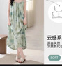 貓人睡衣2025年新款莫代爾棉可外穿大碼連衣裙帶胸墊吊帶睡裙女款 綠野仙蹤群 XL (120-140斤) 曬單實拍圖