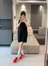 CAMILA KSENIA德訓(xùn)鞋女士2025新款夏季休閑百搭阿甘運(yùn)動鞋薄款氣質(zhì)拼色平底板鞋 紅色 36 曬單實(shí)拍圖