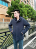 波司登秋季男款商務(wù)經(jīng)典鵝絨連帽短款羽絨服外套B250134125 曬單實拍圖