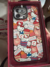 CASETIFY Hello Kitty x CASETiFY 三麗鷗聯(lián)名 貼紙 適用于iPhone16/15/Pro/Max手機殼 透明黑框Magsafe iPhone 15 Pro Max 曬單實拍圖