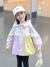 G.DUCKKIDS小黃鴨童裝女童外套春秋2025新款兒童衣服洋氣可愛(ài)小女孩秋裝風(fēng)衣 紫色 80 尺碼8-10個(gè)月建議體重19-23斤 曬單實(shí)拍圖