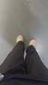 FitonTon褲子夏季女新款彎刀褲冰絲薄款直筒寬松休閑速干山本闊腿褲女 曬單實拍圖