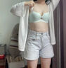 守約貓【空姐同款】聚攏內(nèi)衣女士小胸顯大收副乳防下垂甜美少女文胸罩薄 香檳【1件】小平胸不空杯 M 【建議34/75AB或32/70BC】 曬單實拍圖