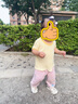 泰蘭尼斯童鞋夏季新款學(xué)步鞋男童輕便鏤空透氣涼鞋女童包頭軟底防滑機(jī)能鞋 白/粉 20 內(nèi)長13.5適合腳長12.8~13.2 曬單實(shí)拍圖