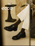 愛步（ECCO）牛津鞋男鞋 男士皮鞋牛皮休閑皮鞋 都市奧斯陸550284 黑色55028401001 41 曬單實(shí)拍圖