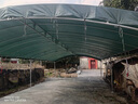 戶外遮陽(yáng)棚停車棚雨棚酒席帳篷擺攤防曬防雨養(yǎng)殖大棚大排檔門面棚 墨綠色+三面圍布 3米寬X10米長(zhǎng)（6加厚腳） 曬單實(shí)拍圖