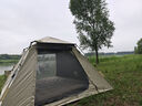 駱駝（CAMEL）戶外露營帳篷天幕二合一便攜式防雨防曬加厚黑膠野營帳173BA6B110 曬單實拍圖