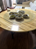 拜浦實(shí)木餐桌家用小戶型農(nóng)村吃飯圓桌子帶轉(zhuǎn)盤(pán)折疊10人15人簡(jiǎn)易大排檔 【杉木】創(chuàng)意圓桌+轉(zhuǎn)盤(pán)+桌腿 1.6米 【適用12-13人】送貨上門(mén) 曬單實(shí)拍圖