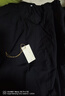 無(wú)印良品（MUJI）女式 強(qiáng)捻短袖罩衫 t恤上衣打底衫女款內(nèi)搭女裝25年夏季 BC2LLC5S 黑色 XL (165/92A) 曬單實(shí)拍圖