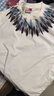 馬登工裝印第安羽毛印花T恤男重磅純棉圓領(lǐng)短袖夏季寬松透氣半袖衫 米白色 （版型寬松） XL 曬單實(shí)拍圖