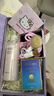 BESTLOVE伴手禮盒禮品盒送伴娘禮物空盒子大號高級禮物包裝盒森系生日禮盒 森系手提 24*12*11cm 紫色 禮盒  拉菲草【送賀卡+絲帶】 曬單實(shí)拍圖