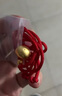 中國黃金（CHINA GOLD）黃金吊墜女足金小胖福平安鎖吊墜金坨寶寶嬰兒金鎖項鏈生日禮物 京速達(dá)*足金項鏈【約0.6g-紅繩】 曬單實(shí)拍圖
