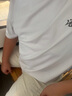 回力（Warrior）純棉t恤男夏季新款重磅運(yùn)動上衣男士潮流短袖寬松體恤 白色 XL 曬單實(shí)拍圖