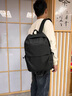 小米（MI）2025新款雙肩包男女休閑書包大容量輕便旅行包背包簡約雙肩背包 黑色 曬單實拍圖