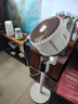 創(chuàng)維【全屋驅(qū)蚊】空氣循環(huán)扇家用電風(fēng)扇落地扇2025新款大風(fēng)量語音遙控輕音節(jié)能臥室小風(fēng)扇Q522 白咖色 曬單實拍圖
