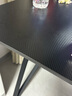 灝森夢電腦桌臺式電競游戲桌椅套裝碳纖維紋理組合桌子家用辦公學(xué)習(xí)書桌 【經(jīng)典款Pro】碳纖維+黑架120CM 曬單實拍圖