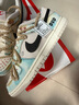 耐克（NIKE）球鞋定制  Dunk Low麻繩解構(gòu)刺子繡復古做舊低幫男女板鞋 定制不退不換 首單福利聯(lián)系客服 40.5 曬單實拍圖
