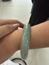 慕僑西“風(fēng)拂弦”緬甸翡翠玉手鐲子女款墨綠老油青玉鐲子送媽媽真玉處理“風(fēng)拂弦”翡翠手鐲62-63mm（現貨現發(fā)） 曬單實(shí)拍圖