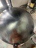 蘇泊爾（SUPOR）鐵鍋精鐵真不銹炒鍋無涂層家用炒菜鍋爆炒鍋錘紋物理防粘明火專用 2-4人使用【多人選擇】 32cm 曬單實拍圖