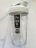 Blender Bottle 蛋白粉搖搖杯運動水杯 便攜健身水壺大容量刻度塑料杯帶粉盒杯子 24oz白色710ml 曬單實拍圖