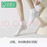 親相見親相見襪子女短襪夏季薄款純棉網(wǎng)眼短筒透氣10A級抗菌防臭女士襪 【網(wǎng)眼透氣短襪】5白 均碼 【孫穎莎同款送冠軍簽名卡】 曬單實拍圖