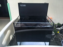 方小章背濾海水缸全套小丑魚珊瑚缸新手中小型客廳桌面方缸超白玻璃魚缸 HB300-裸缸(不含配件及贈品) 曬單實拍圖