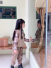 G.DUCKKIDS女童套裝春秋款2025新款春裝女大童洋氣時(shí)髦初春時(shí)尚兒童裝兩件套 咖啡色春秋 160 cm 曬單實(shí)拍圖