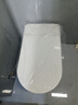 歐帝奴（OUDINU）智能馬桶一體機家用坐便器無水壓限制全自動虹吸式?jīng)_水坐便即熱式 灰色簡配不限水壓  腳感沖水 400mm 曬單實拍圖
