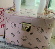 凱蒂貓（hellokitty）盒子包時(shí)尚小眾女士手提包設(shè)計(jì)感輕奢印花單肩包休閑高顏值斜挎包 漸入夢幻佳境 曬單實(shí)拍圖