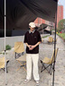 安初夏假兩件polo衫短袖t恤男款2025新款夏季穿搭美式高級感痞帥上衣服 黑色 L （105斤-120斤） 曬單實(shí)拍圖