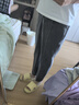 betu女裝春夏新款休閑褲氣質(zhì)通勤高腰顯瘦九分哈倫褲女2302T66 灰色 M 曬單實(shí)拍圖